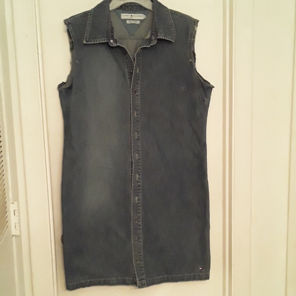 TOMMY HILFIGER JEANS DRESS Sz16 - Picture 1 of 5